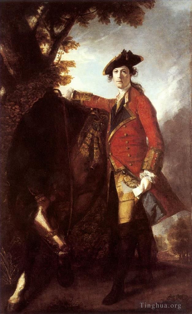 Sir Joshua Reynolds Peinture à l'huile - Capitaine Robert Orme