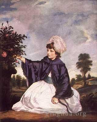 Sir Joshua Reynolds Peinture à l'huile - Dame Caroline Howard