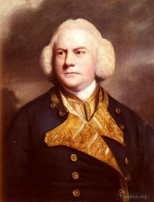Sir Joshua Reynolds œuvres - Portrait de l'amiral Thomas Cotes