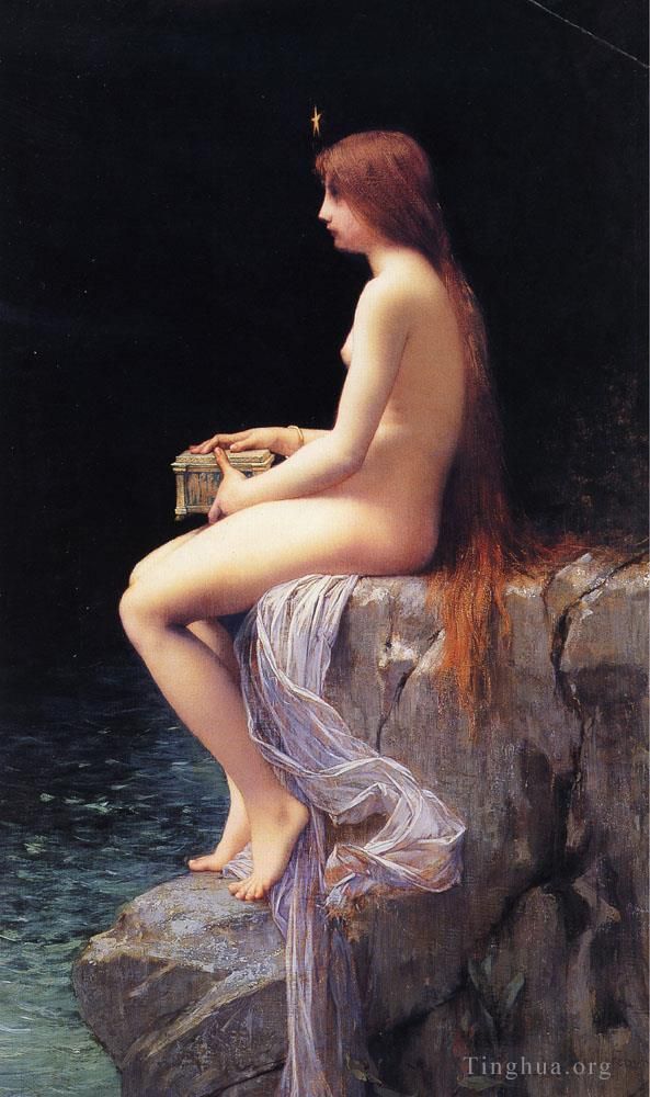 Jules Joseph Lefebvre Peinture à l'huile - Pandoranude