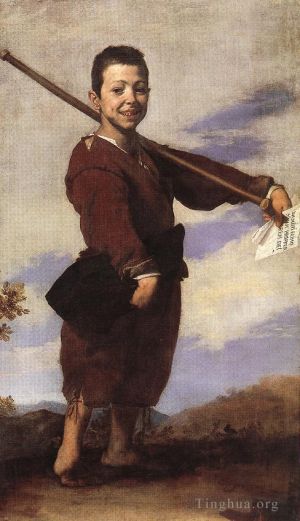 Giuseppe Ribera œuvres - Garçon aux pieds bots