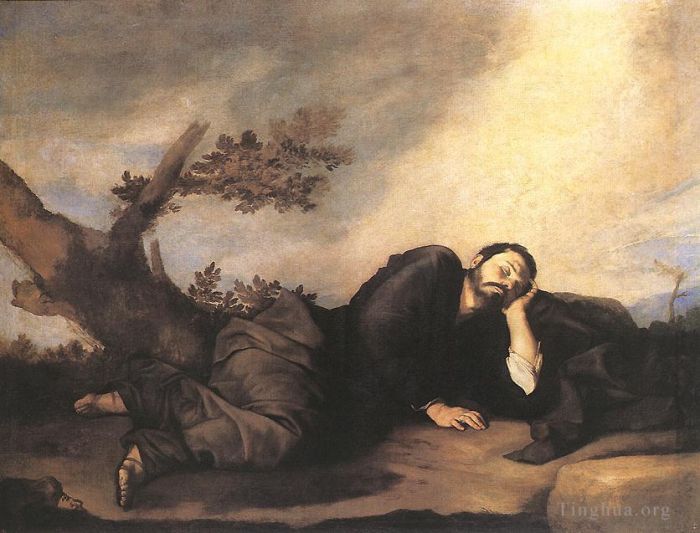 Giuseppe Ribera Peinture à l'huile - Le rêve de Jacob