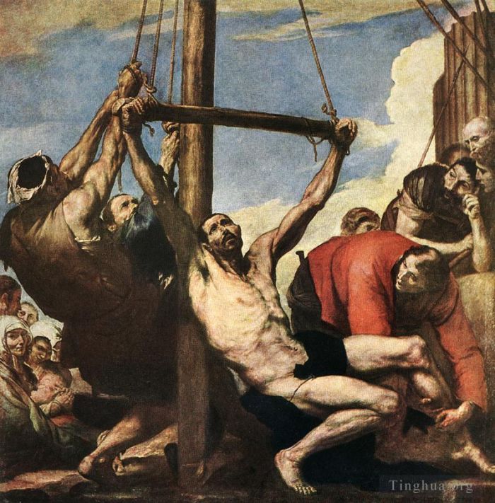 Giuseppe Ribera Peinture à l'huile - Martyre de Saint-Barthélemy