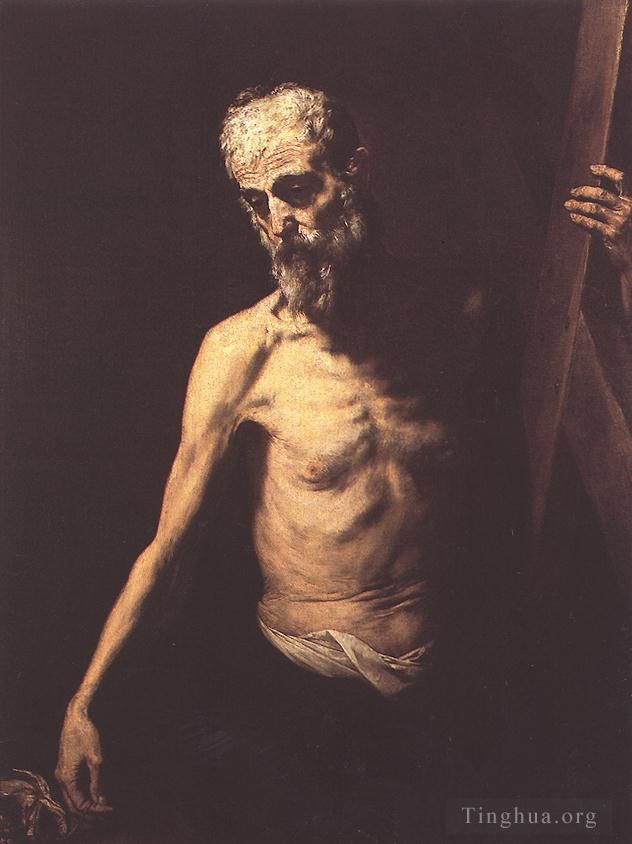 Giuseppe Ribera Peinture à l'huile - Saint-André
