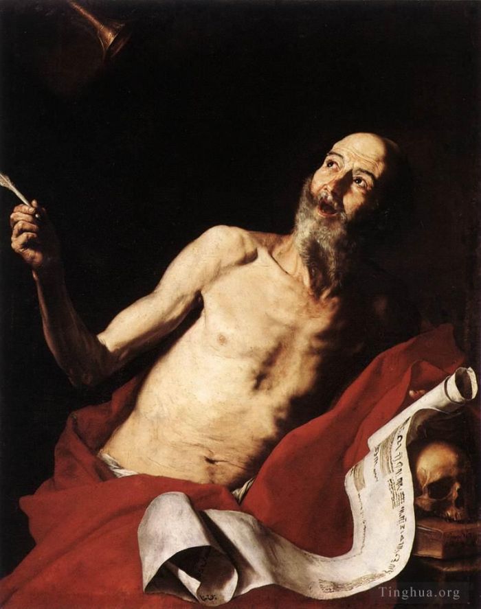 Giuseppe Ribera Peinture à l'huile - Saint Jérôme