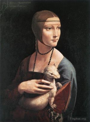 Léonard de Vinci œuvres - Portrait de Cécilia Gallerani