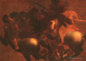 Léonard de Vinci œuvres - Bataille d'Anghiari
