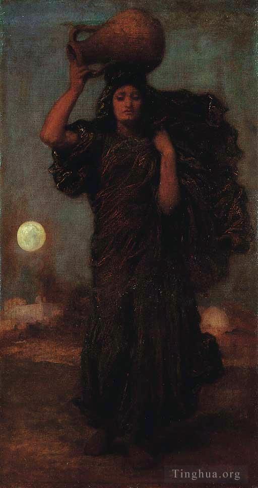 Frederic Leighton Peinture à l'huile - Une femme du Nil