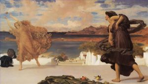 Frederic Leighton œuvres - Filles grecques jouant au bal