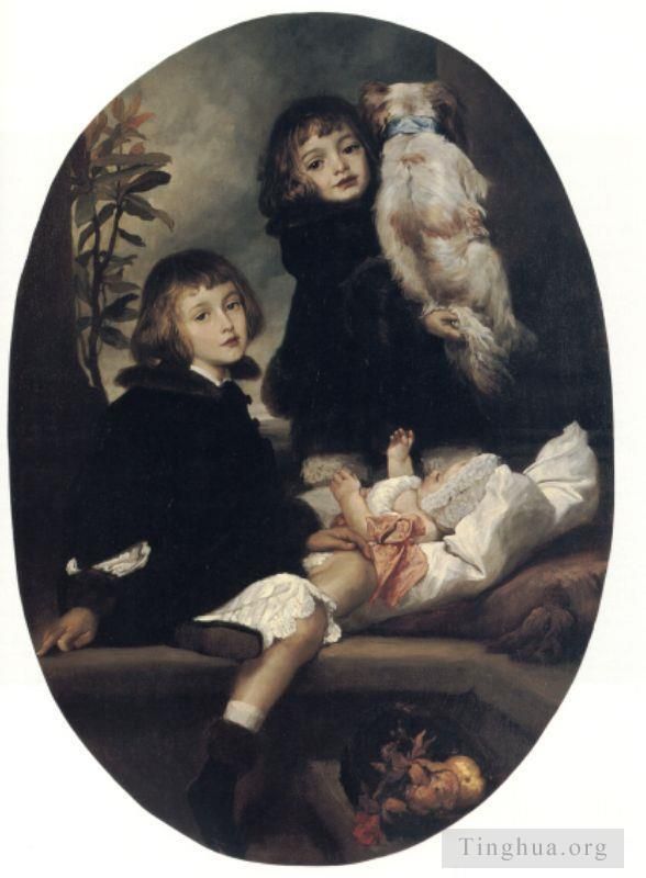Frederic Leighton Peinture à l'huile - Ida Adrian et Frédéric Marryat