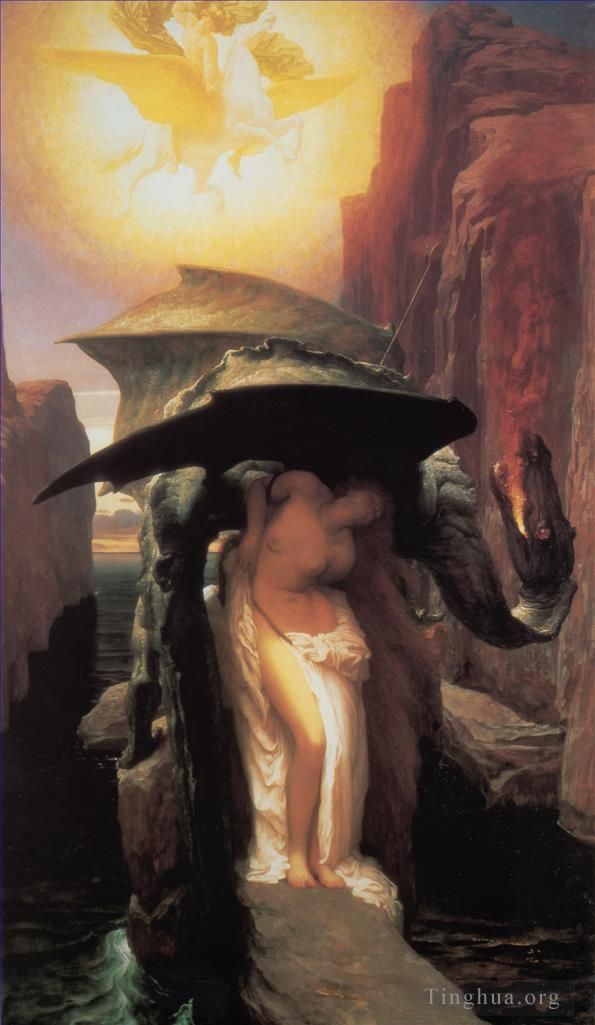 Frederic Leighton Peinture à l'huile - Persée et Adromède