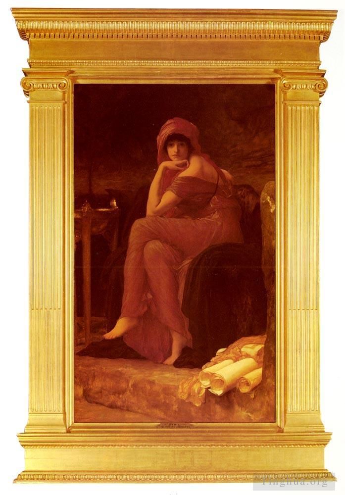Frederic Leighton Peinture à l'huile - Sibylle