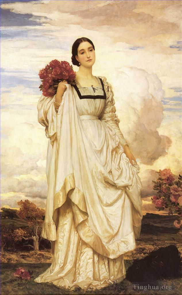Frederic Leighton Peinture à l'huile - La comtesse Brownlow