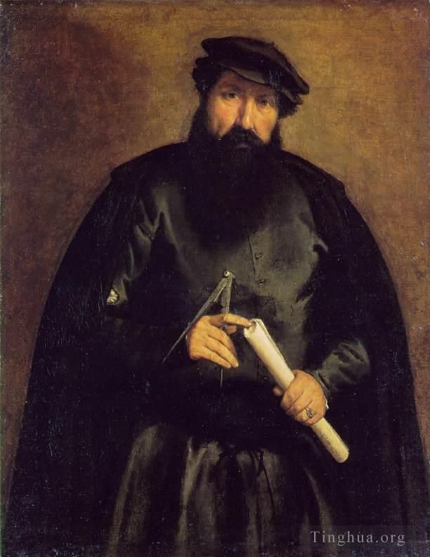 Lorenzo Lotto Peinture à l'huile - Architecte 1535