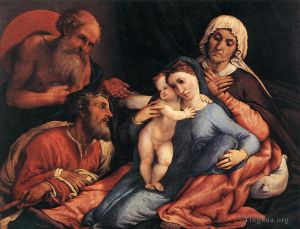 Lorenzo Lotto œuvres - Vierge à l'Enfant avec les saints 1534