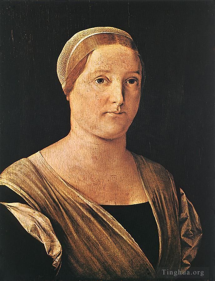 Lorenzo Lotto Peinture à l'huile - Portrait d'une femme