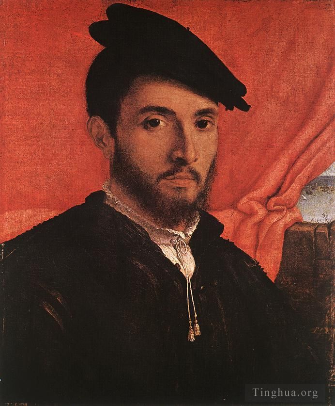 Lorenzo Lotto Peinture à l'huile - Portrait d'un jeune homme 1526