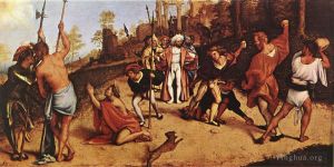Lorenzo Lotto œuvres - Le martyre de saint Étienne 1516