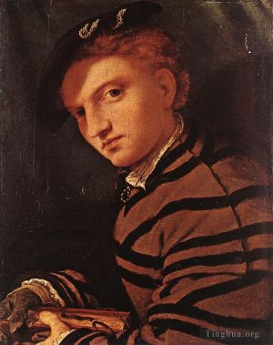 Lorenzo Lotto œuvres - Jeune homme avec livre 1525