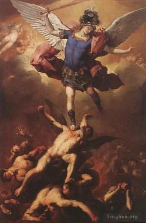 Luca Giordano œuvres - La chute des anges rebelles