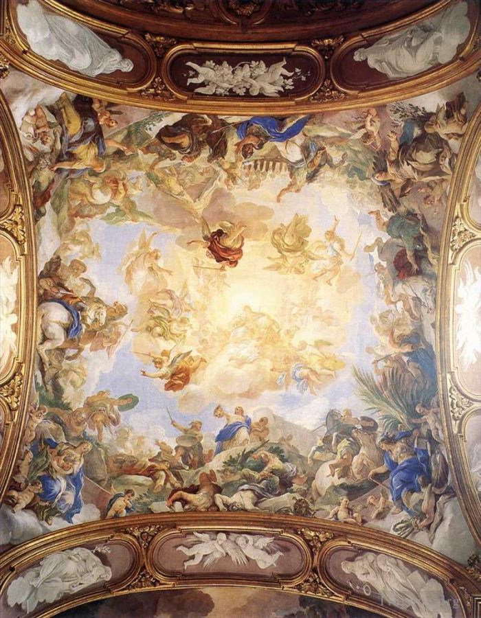 Luca Giordano Peinture à l'huile - Triomphe de Judith