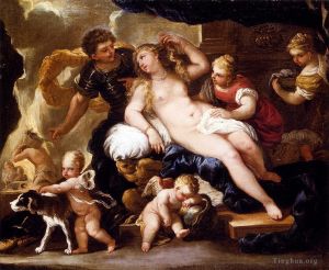 Luca Giordano œuvres - Vénus et Mars
