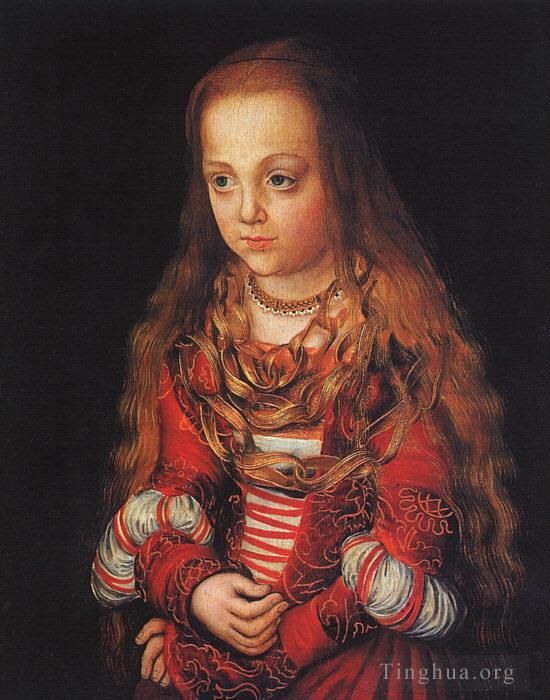 Lucas Cranach the Elder Peinture à l'huile - Une princesse de Saxe