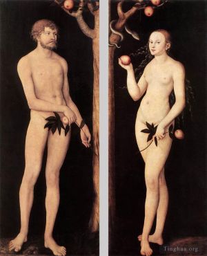 Lucas Cranach the Elder œuvres - Adam et Ève 1531