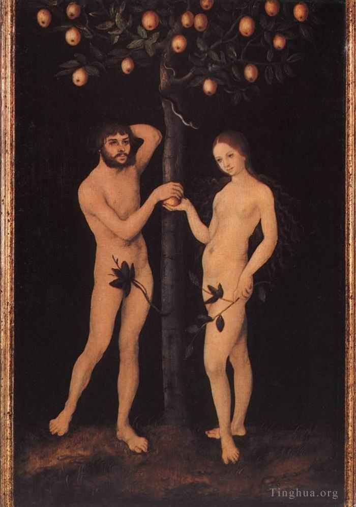 Lucas Cranach the Elder Peinture à l'huile - Adam et Ève 1