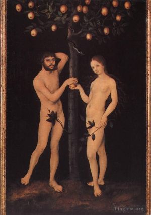 Lucas Cranach the Elder œuvres - Adam et Ève 1