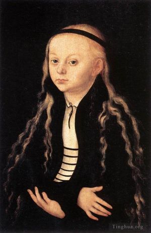 Lucas Cranach the Elder œuvres - Portrait d'une jeune fille