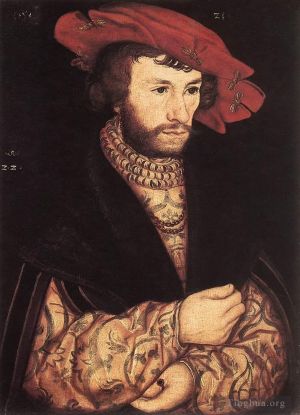 Lucas Cranach the Elder œuvres - Portrait d'un jeune homme