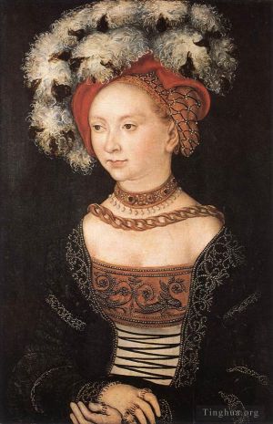 Lucas Cranach the Elder œuvres - Portrait d'une jeune femme