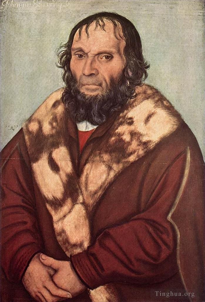 Lucas Cranach the Elder Peinture à l'huile - Portrait du Dr J Scheyring