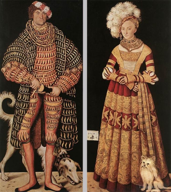 Lucas Cranach the Elder Peinture à l'huile - Portraits d'Henri le Pieux