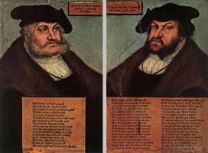 Lucas Cranach the Elder œuvres - Portraits de Johann I et Frédéric III