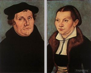 Lucas Cranach the Elder œuvres - Portraits de Martin Luther et Catherine Bore