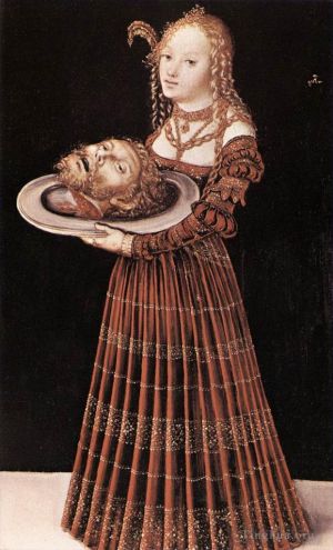 Lucas Cranach the Elder œuvres - Salomé avec tête de saint Jean-Baptiste