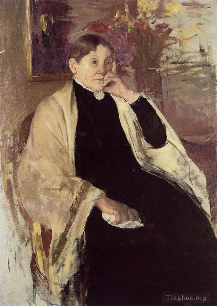 Mary Stevenson Cassatt Peinture à l'huile - Mme Robert S Cassatt alias Katherine Kelson Johnston Cassatt