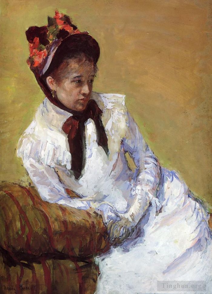 Mary Stevenson Cassatt Peinture à l'huile - Portrait de l'artiste