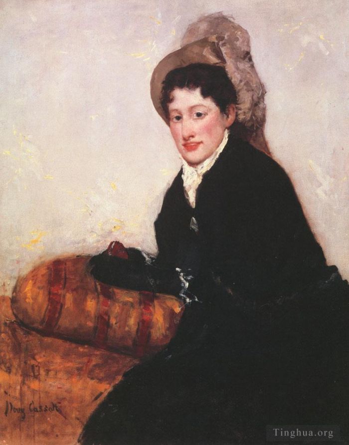 Mary Stevenson Cassatt Peinture à l'huile - Portrait de femme 1878