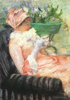 Mary Stevenson Cassatt œuvres - La tasse de thé