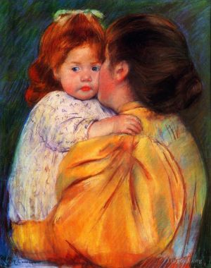 Mary Stevenson Cassatt œuvres - Baiser maternel