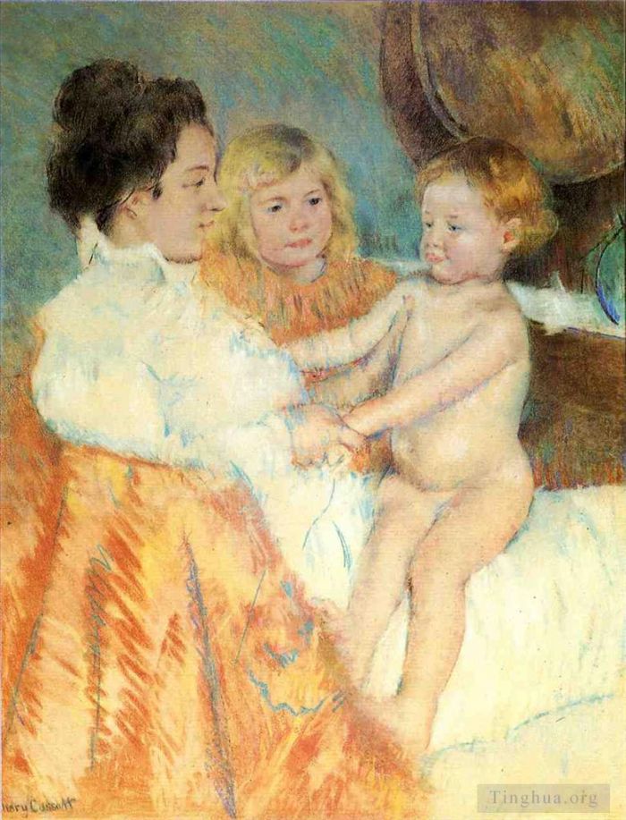 Mary Stevenson Cassatt Types de peintures - Mère Sara et le bébé à l'épreuve