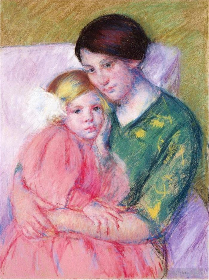 Mary Stevenson Cassatt Types de peintures - Lecture mère et enfant
