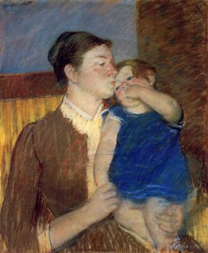 Mary Stevenson Cassatt œuvres - Bisous de bonne nuit des mères