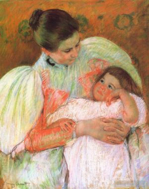 Mary Stevenson Cassatt œuvres - Infirmière et enfant