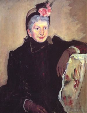 Mary Stevenson Cassatt œuvres - Portrait d'une dame âgée