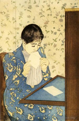 Mary Stevenson Cassatt œuvres - La lettre