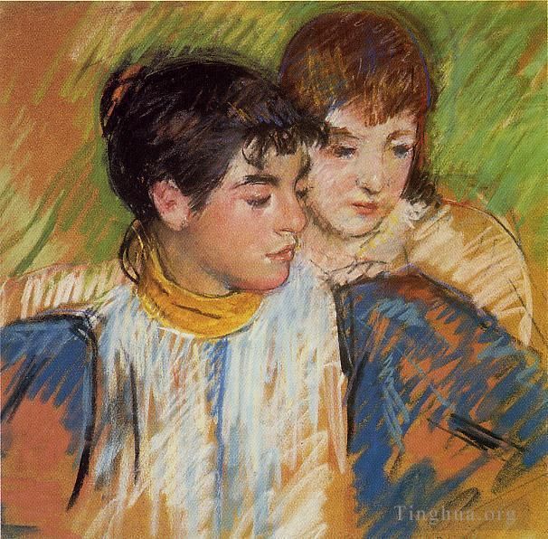 Mary Stevenson Cassatt Types de peintures - Les deux sœurs
